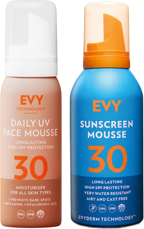 EVY Face & Body SPF30  Bundle Face Mousse 75 ml & Body Mousse 150 ml