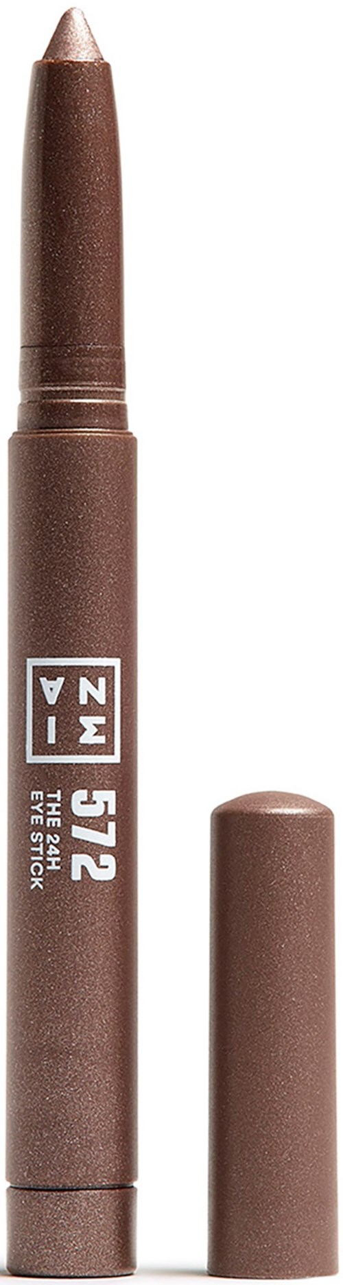 A brown eye pencil with a cap, labeled '372' and 'VITA' on it, used for makeup.
