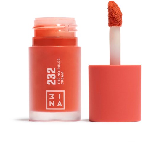 Lip gloss container with a sponge applicator on top, labeled "232 THE NO-NO RULES CREAM."