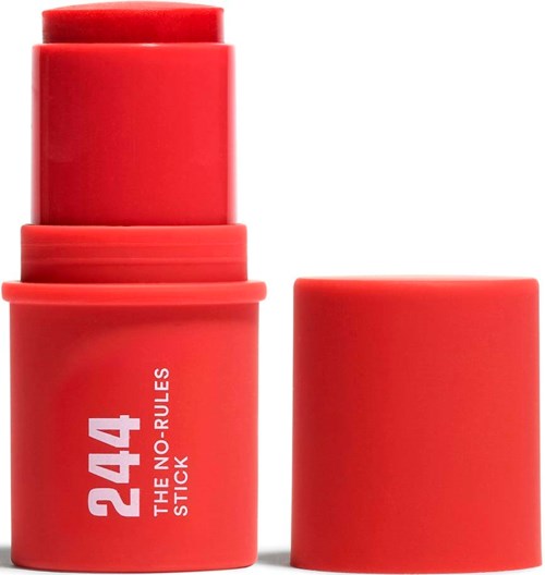 A red stick with a removable cap, labeled "244 The No-Rules Stick."