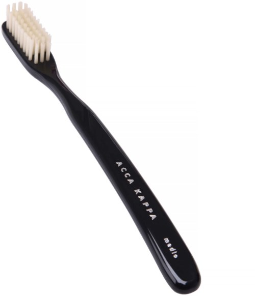 Acca Kappa Tooth Brush Vintage Medium Nylon Bristles Black