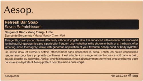 Aesop Erfrischungsstange Seife mit Limette und Ylang Ylang-Duft, 150g, für Hautfrische und Pflege.