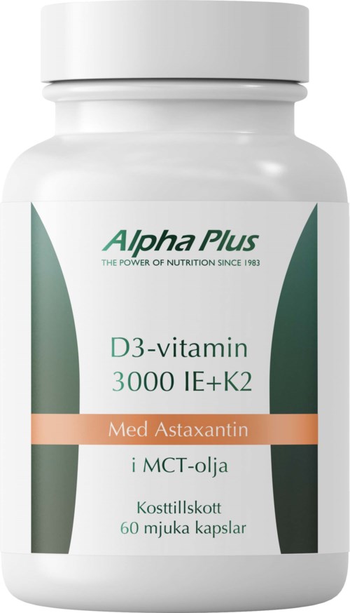 Alpha Plus D3-vitamin 3000 IE + K2 60 pcs