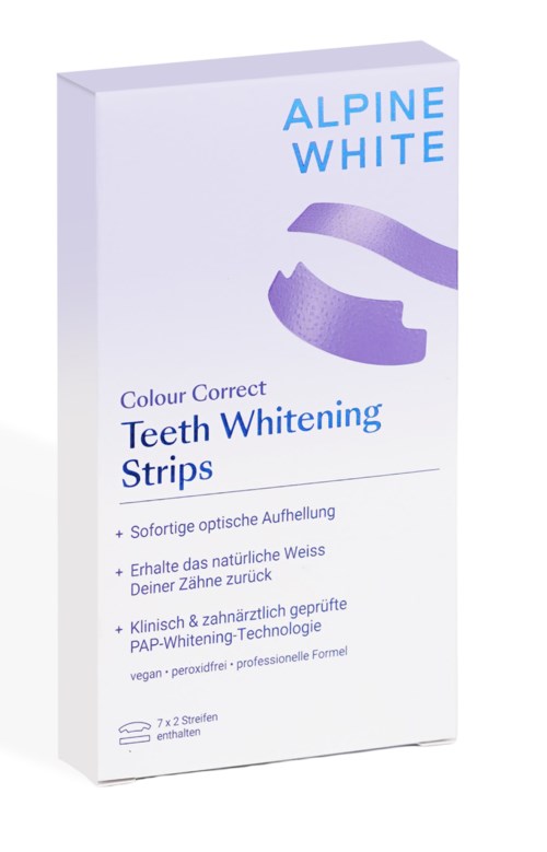 ALPINE WHITE Purple Whitening Strips 14 stk