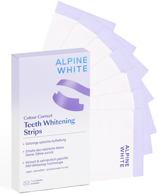 ALPINE WHITE Purple Whitening Strips 14 stk
