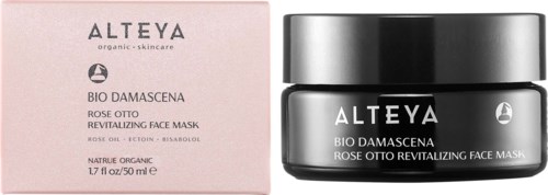 Alteya Bio Damascena Rose Otto virkistävä kasvosuoritus pään ravitsemukseen.