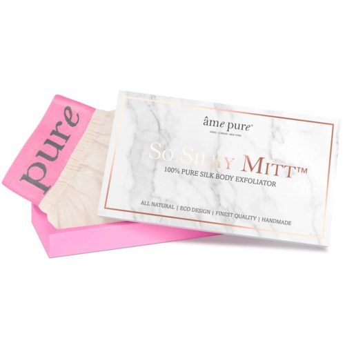 âme pure So Silky Mitt 100% Pure Silk Body Exfoliator