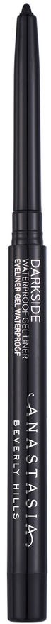 Dark Eyes oogpotlood met witte tekst en zwarte dop.