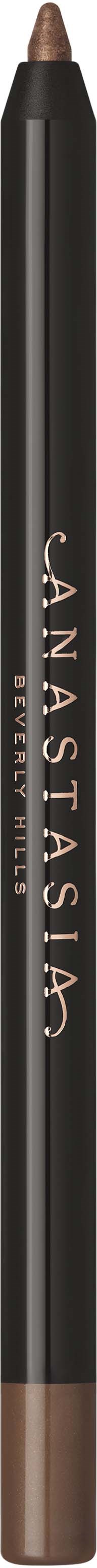 Black eyeliner pencil with a brown tip and white text that says Anastasia Beverly Hills.