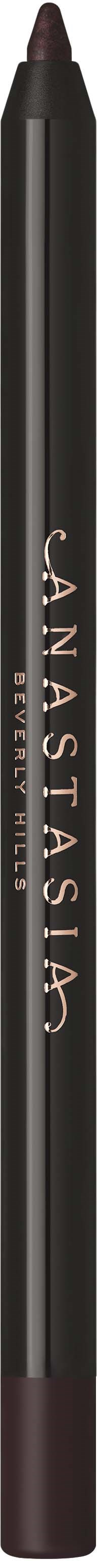 A black eyeliner pencil with the Anastasia Beverly Hills logo in white.