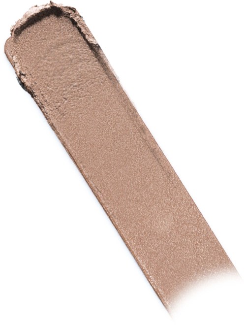 Een beige, romige make-up swatch met donkerdere randen en gladde textuur. Geen verpakking zichtbaar.