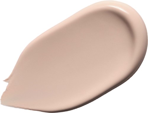 Cremegrundierung in Tränenform, glatt und beige.