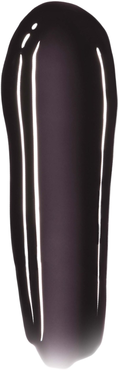 En elegant, blank svart eyeliner-pensel med en glatt, rund spiss.