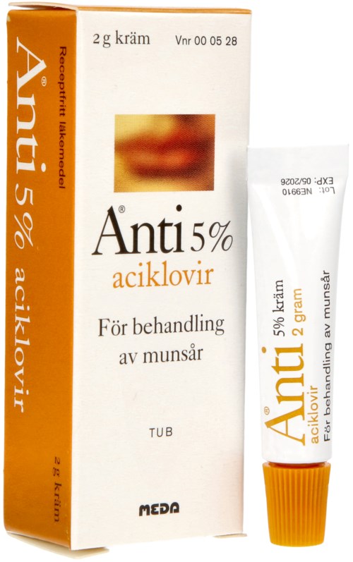 Box and tube of anti-mite cream, labeled as 5% acaricidal treatment for mites, with orange and white colors.