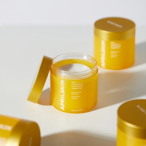 APRILSKIN Real Calendula Hyaluronic Toner Pad 140 g