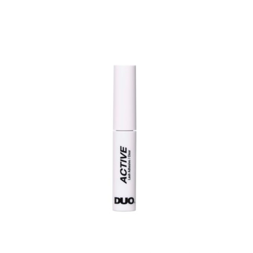 A white tube of active lip-balming cream, labeled 'DUO'.