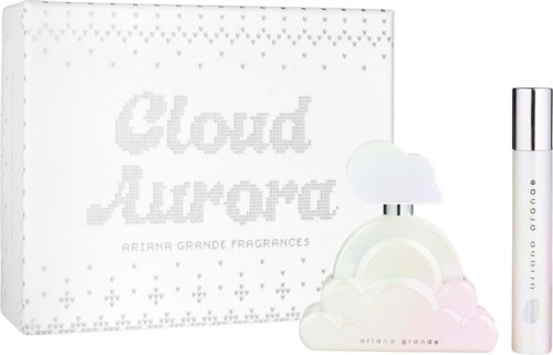 Cloud Aroma fragrance set with pastel cloud-shaped bottles and a white box.