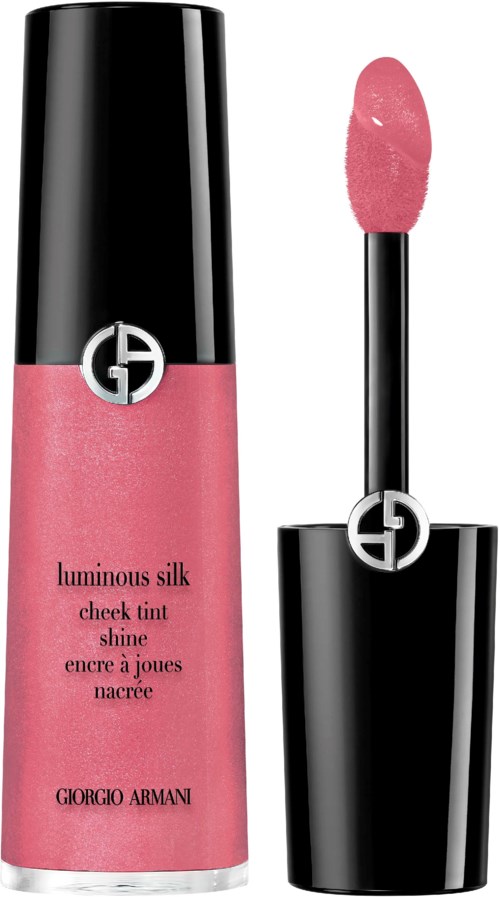 Pink liquid lipstick in a black cap tube with a silver logo and a pink doe-foot applicator.