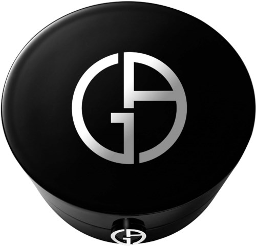 Musta pyöreä esine, jossa on valkoinen logo, jossa on tyylitelty G ja H ympyrässä.