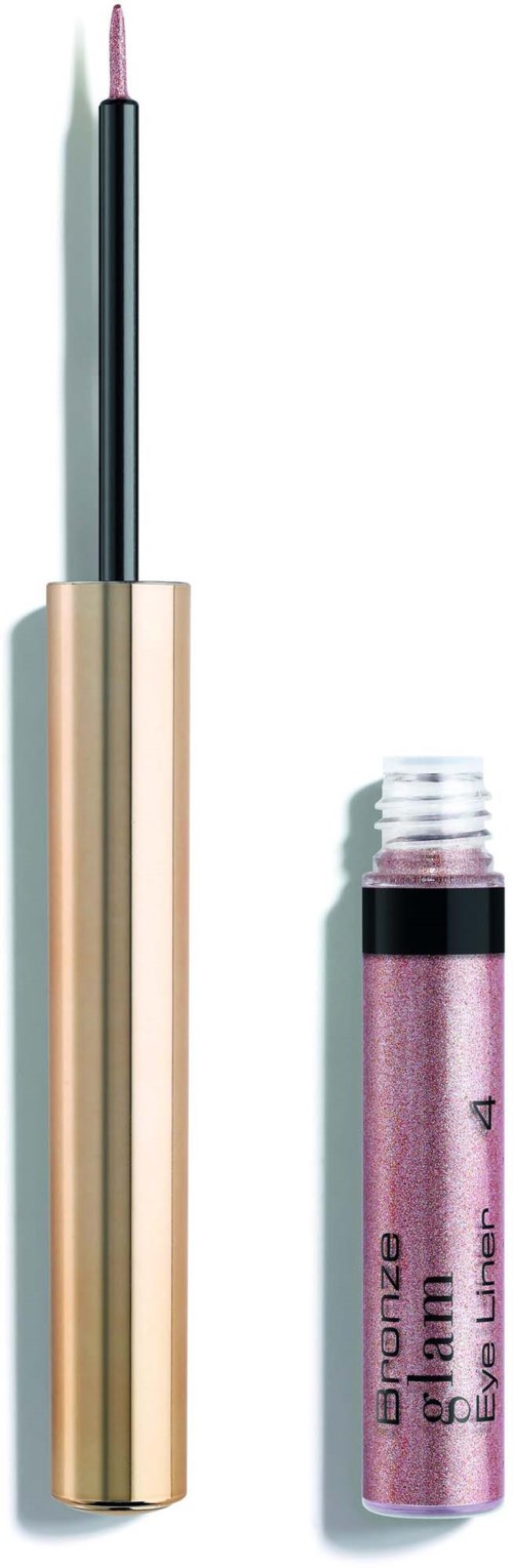 Zwei Schminkartikel: ein Lipgloss mit Applikator und eine pinke Glitter-Lippenfarbe.