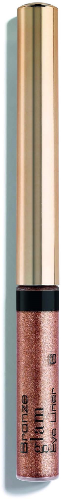 A pink lip gloss tube with a golden cap, standing upright against a black background.