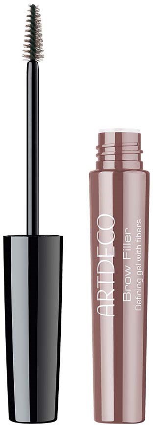 Lippenstift mit Applikatorbürste, beschriftet Artdeco Beauty Fixer, in hellrosa Farbe.
