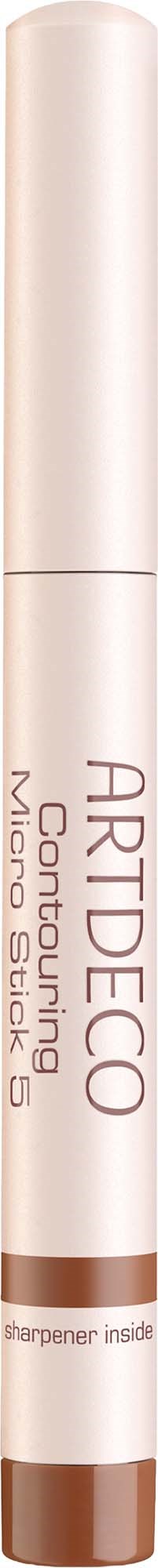 Contouring makeup stick med beige lock och brunt botten, märkt ARTDECO Contouring Minos Stick.