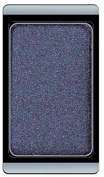 Een smartphone met groot scherm en minimale knoppen, met een sprankelende blauwe achtergrond.