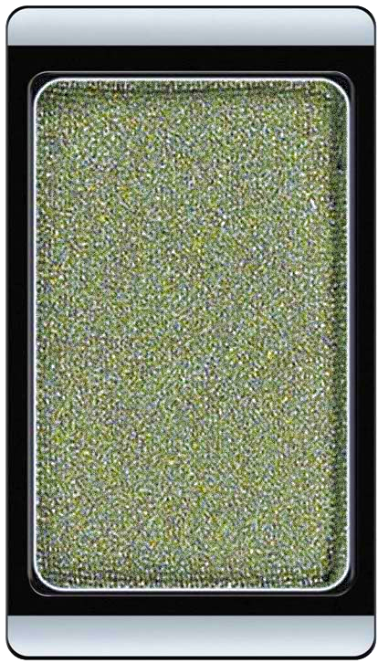Der Bildschirm ist gefüllt mit vielen kleinen, glitzernden grünen und gelben Punkten, die eine glitzernde Oberfläche ähneln.