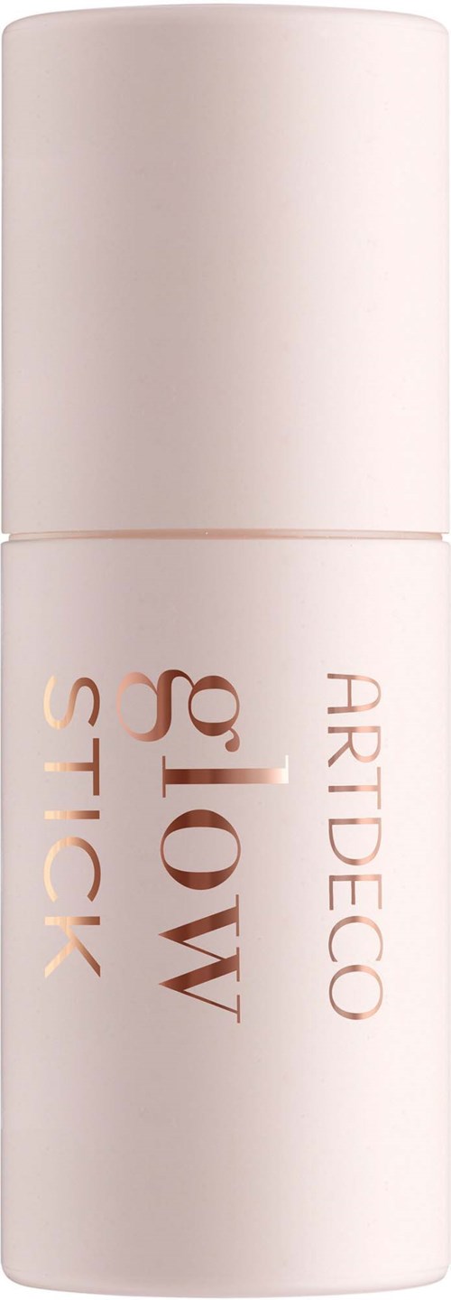 ARTDECO Moist Stick från Lyko, en vit cylinderformad förpackning för skönhetsprodukter med roséguldfärgad text.
