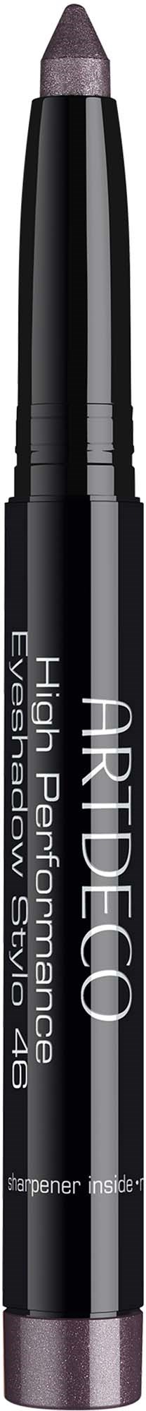 Musta korostuskynä, jossa hopea kärki ja valkoinen teksti, nimeltä ARTDECO High Performance Eyeliner Stylo.
