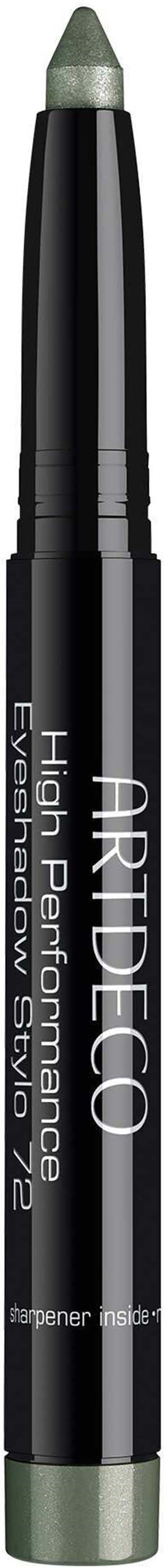 A black highlighter with a green tip and silver end, labeled "AIRDECO" and "High Performance Eyeliner".