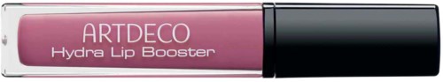 Een roze tube met 'ARTDECO Hydra Lip Booster' erop en een zwarte dop.