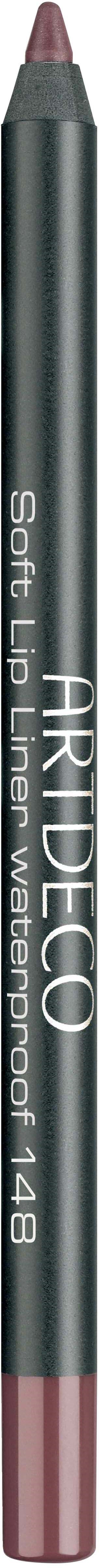 Een zachte lipliner-potlood van ARTDECO, waterdicht, in kleur 148.