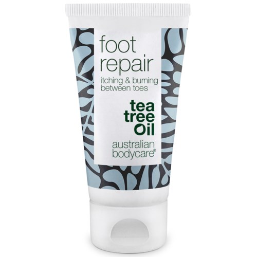 Fußpflegecreme mit Teebaumöl von Australian Bodycare. Lindert Juckreiz und Brennen zwischen den Zehen.