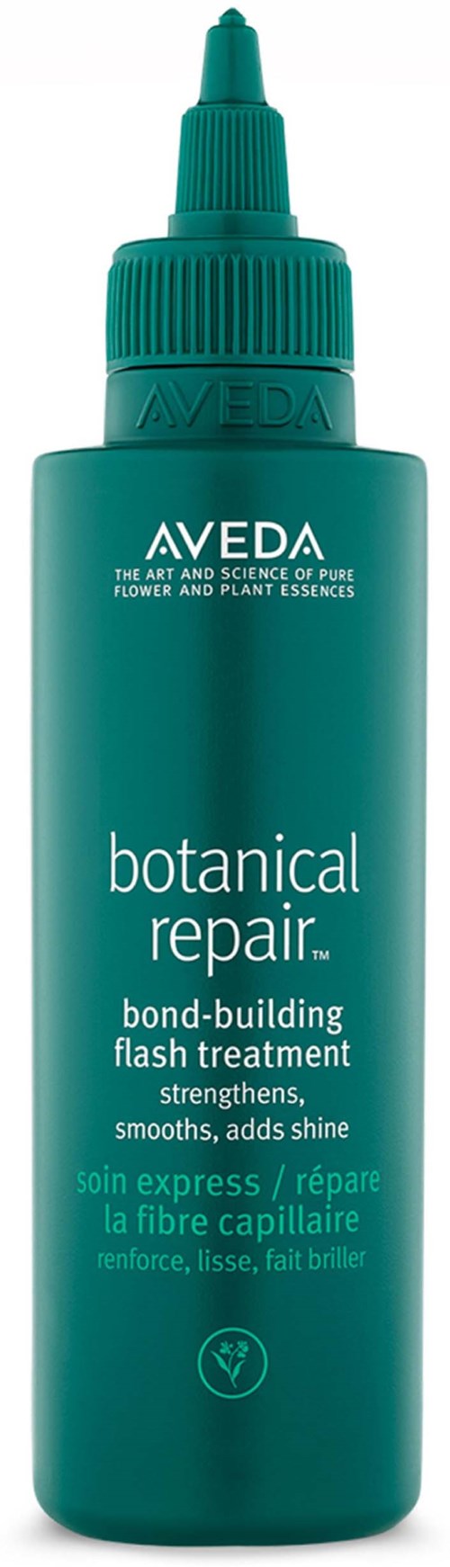 Aveda botanical repair Flasche in Grün mit spitzem Ausguss, für Haarreparatur.