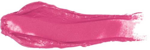 Ett rosa läppstiftsttryck på en svart bakgrund.
