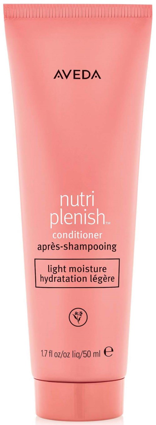 Rote Tube von Aveda Nutri Plenish Conditioner für leichte Feuchtigkeit, 50 ml.