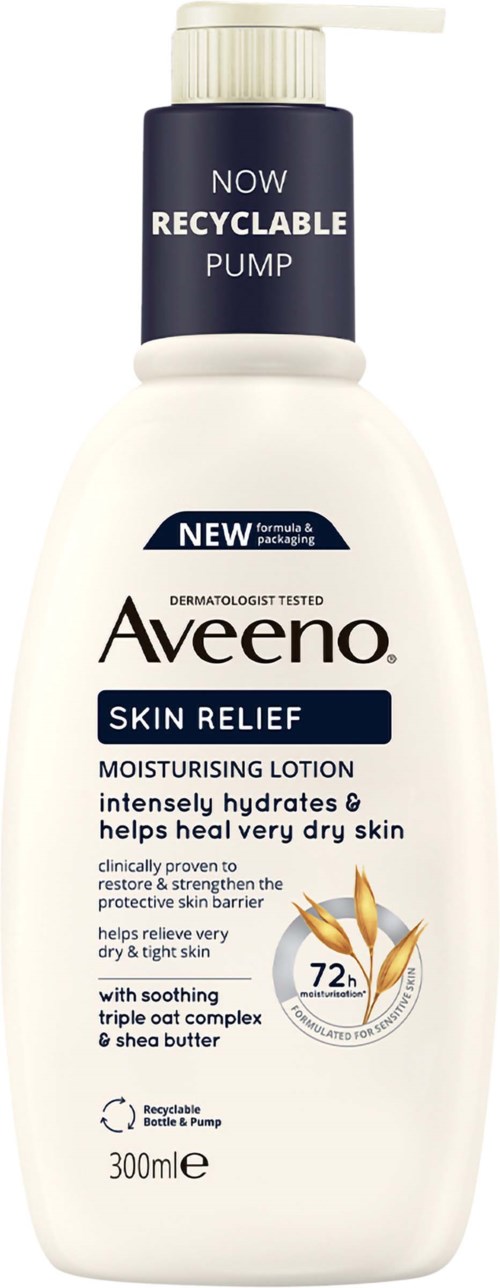 Aloe vera and shea butter in a moisturizing lotion bottle for dry skin with pump. It is new and recyclable.