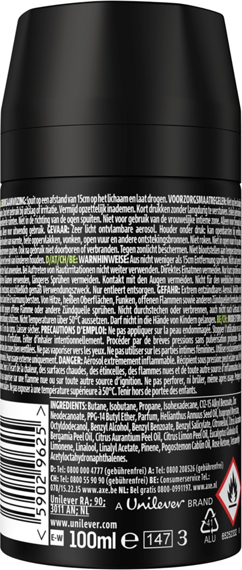 Axe Pear & Cedarwood Lower Body Deo Spray 100 ml