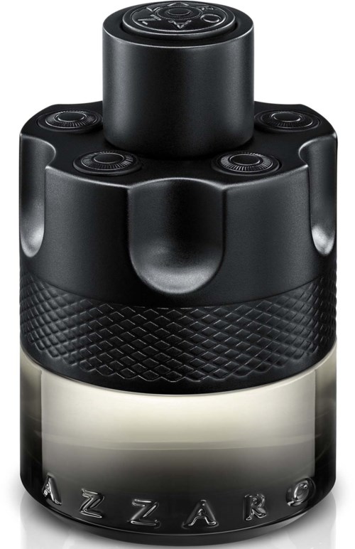 Een zwart cylindrical object met een getextureerd grip onderaan en zes ronde knoppen aan de bovenkant.