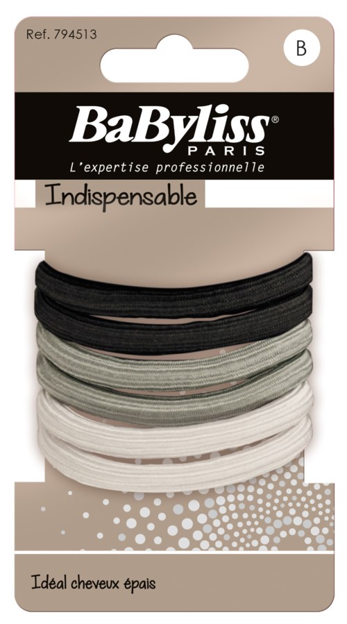 BaByliss Paris Accessories Indispensable 794513 Tjocka snoddar 6 st