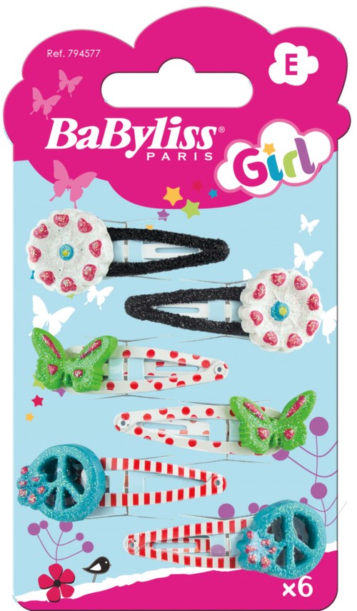 BaByliss Paris Accessories Girl 794577 Hårklämma 6 st kids