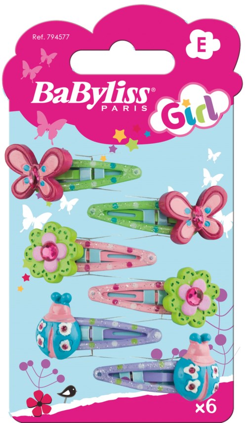 BaByliss Paris Accessories Girl 794577 Hårklämma 6 st kids