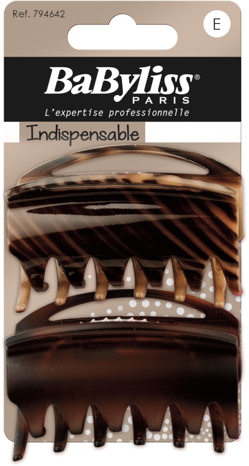 BaByliss Paris Accessories Indispensable Krokoklämma Anti-Glid 2 St