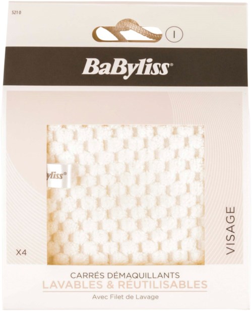 BaByliss Paris Accessories Make Up Remover Pads Washable 4 pcs