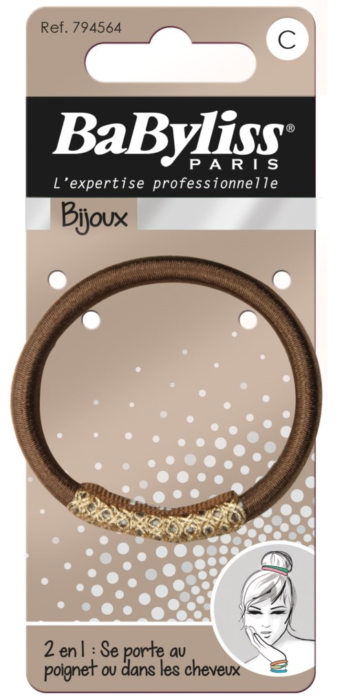 BaByliss Paris Accessories Bijoux Haarelastiek goudgekleurd