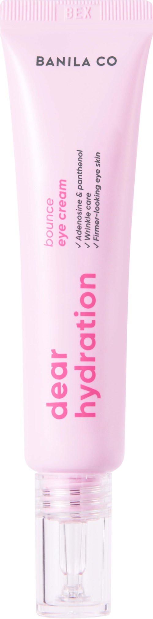 Roze tube met 'dear hydration' van Banila Co, waarschijnlijk een huidverzorgingsproduct zoals een vochtigheidscreme.
