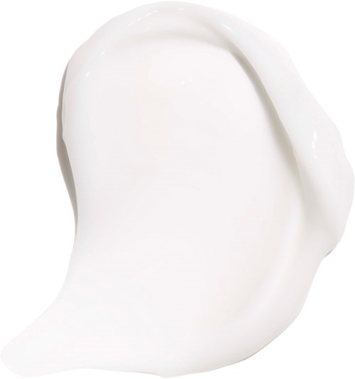 A white, creamy substance with a soft, smooth texture in an irregular shape.