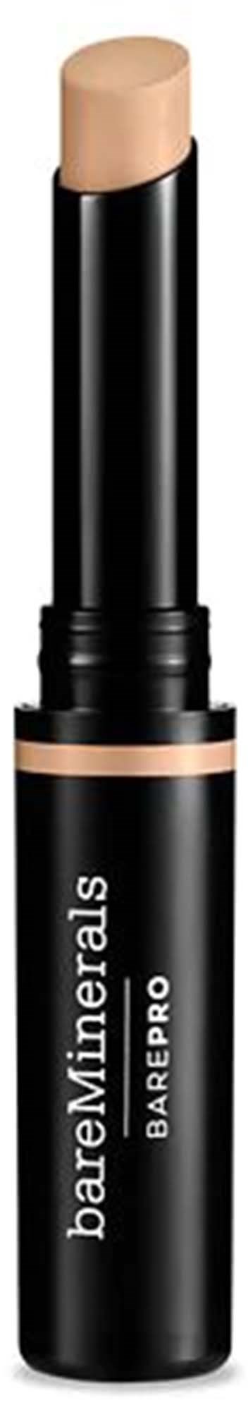 En beige sminkstift med svart förpackning märkt 'bareMinerals BarePro'.
